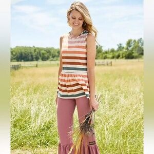 Matilda Jane Wonderment Darlin Day Peplum Top